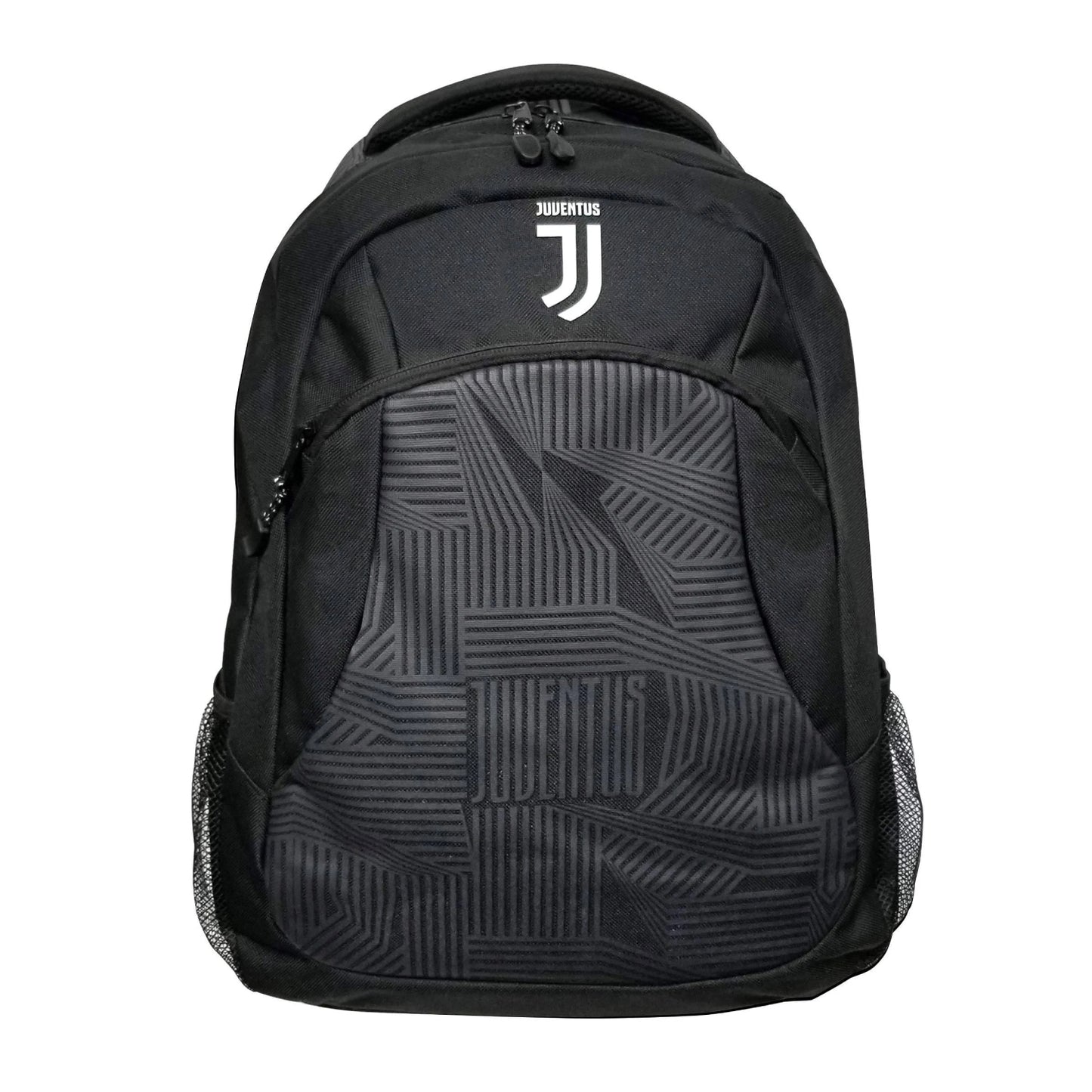 Mochila Icon Sports Juventus de 21" con estampado licuado - Negro 