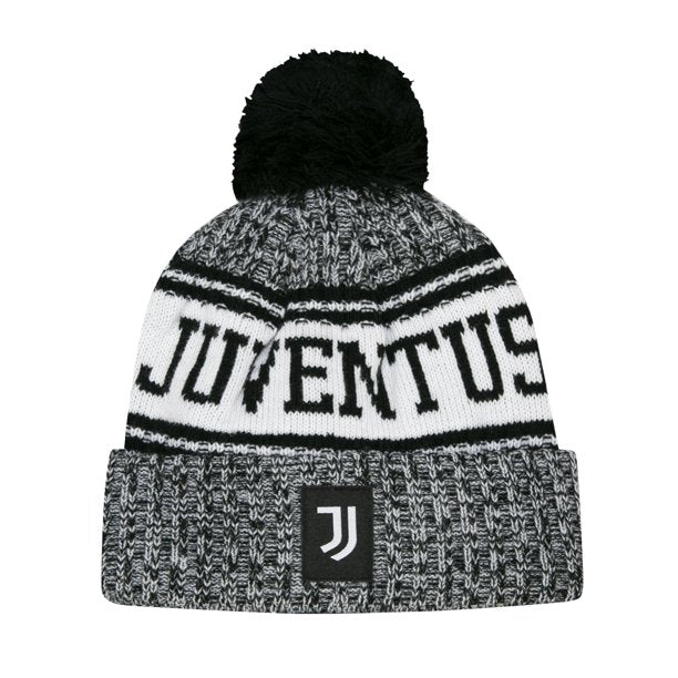 Icon Sports Juventus Adult Unisex Crowned Pom Beanie