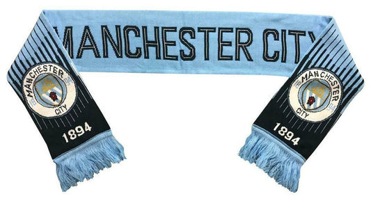 Icon Sports Manchester City Facet Reversible Fringe Scarf