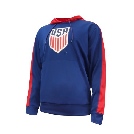 Icon Sports USA Side Step Pullover Hoodie - Blue/Red