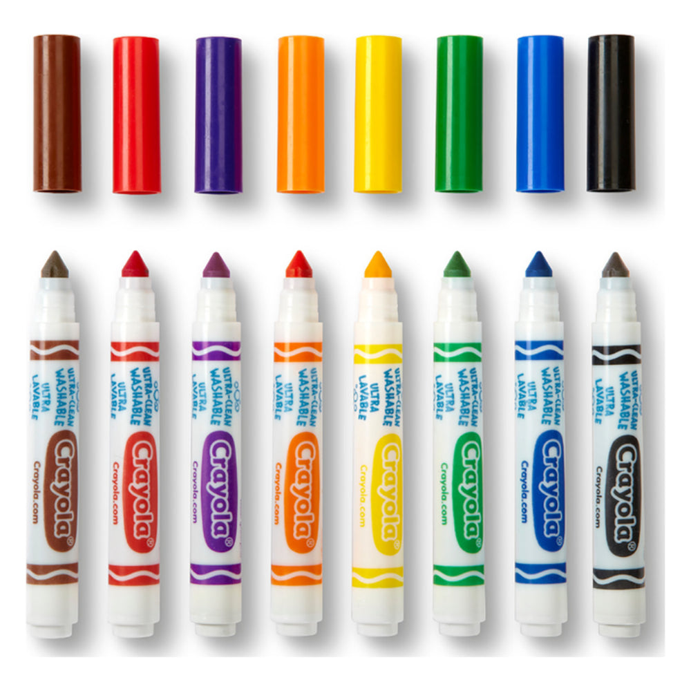 Marcadores lavables Crayola (8 piezas)