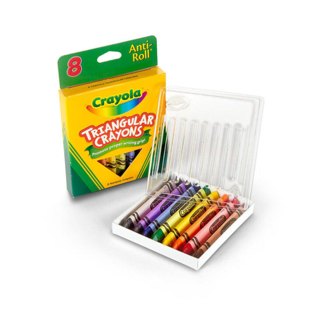 Crayones triangulares Crayola (8 piezas)