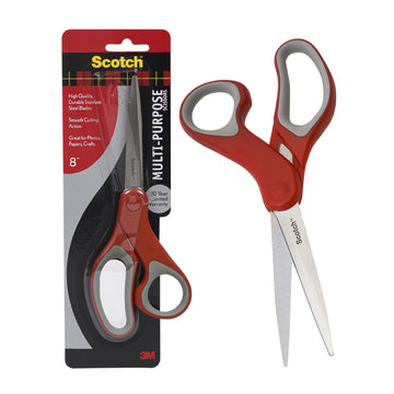 Scotch Multi-Purpose Scissors - Gray/Red