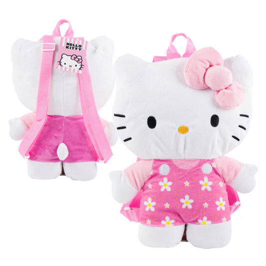 Hello Kitty 13.7"  Plush Backpack - Pink