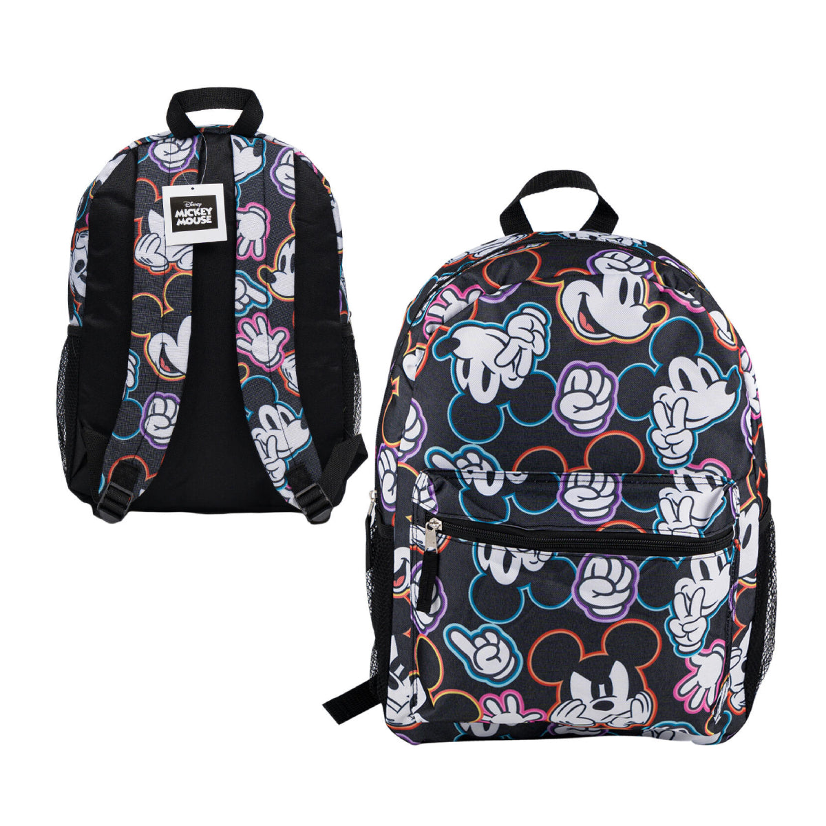 Disney Mickey Mouse 16" All Over Print Backpack - Multicolor