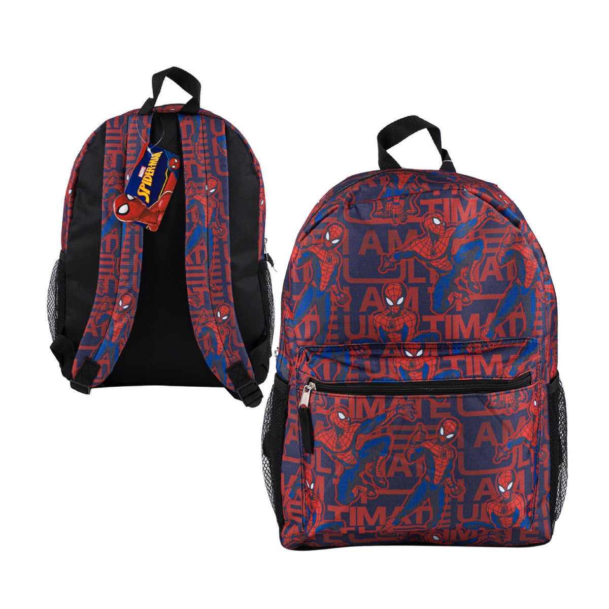 Marvel Spider-Man 16" All Over Print Backpack - Multicolor