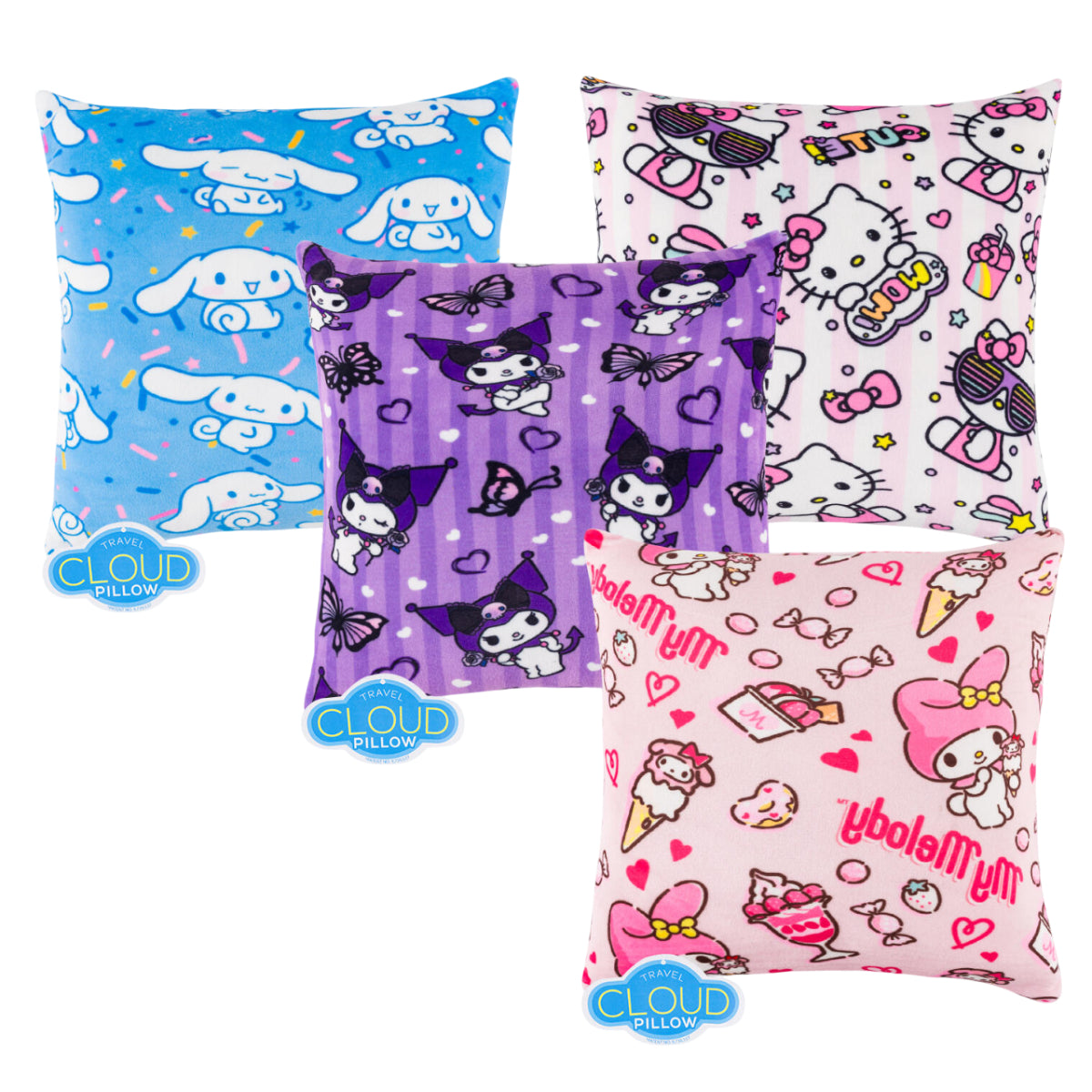 Sanrio Hello Kitty 13" Travel Cloud Pillow - Assortment