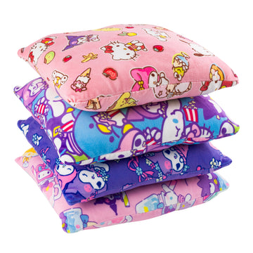 Sanrio Hello Kitty 13" Square Travel Cloud Pillow - Assorted