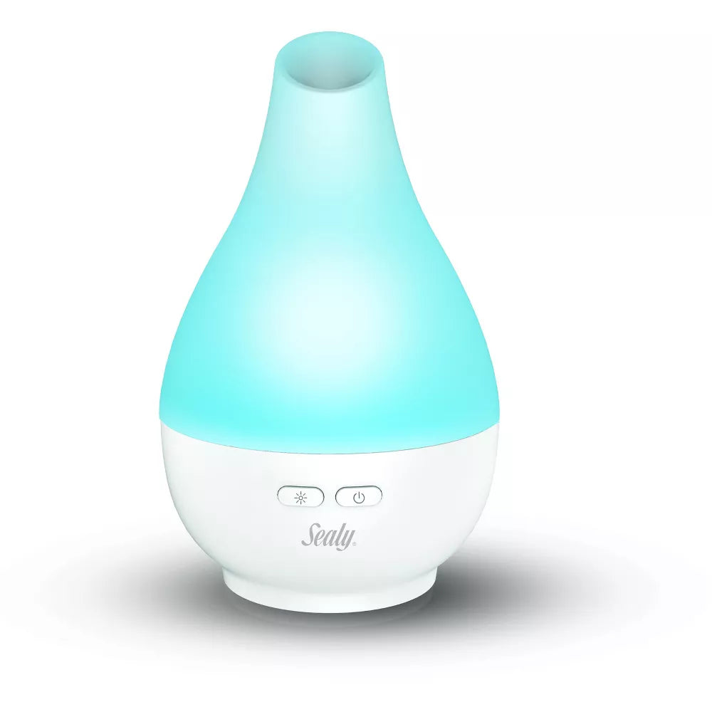 Sealy Ultra Quiet Humidifier Aroma Diffuser with Multi-Color Light Up