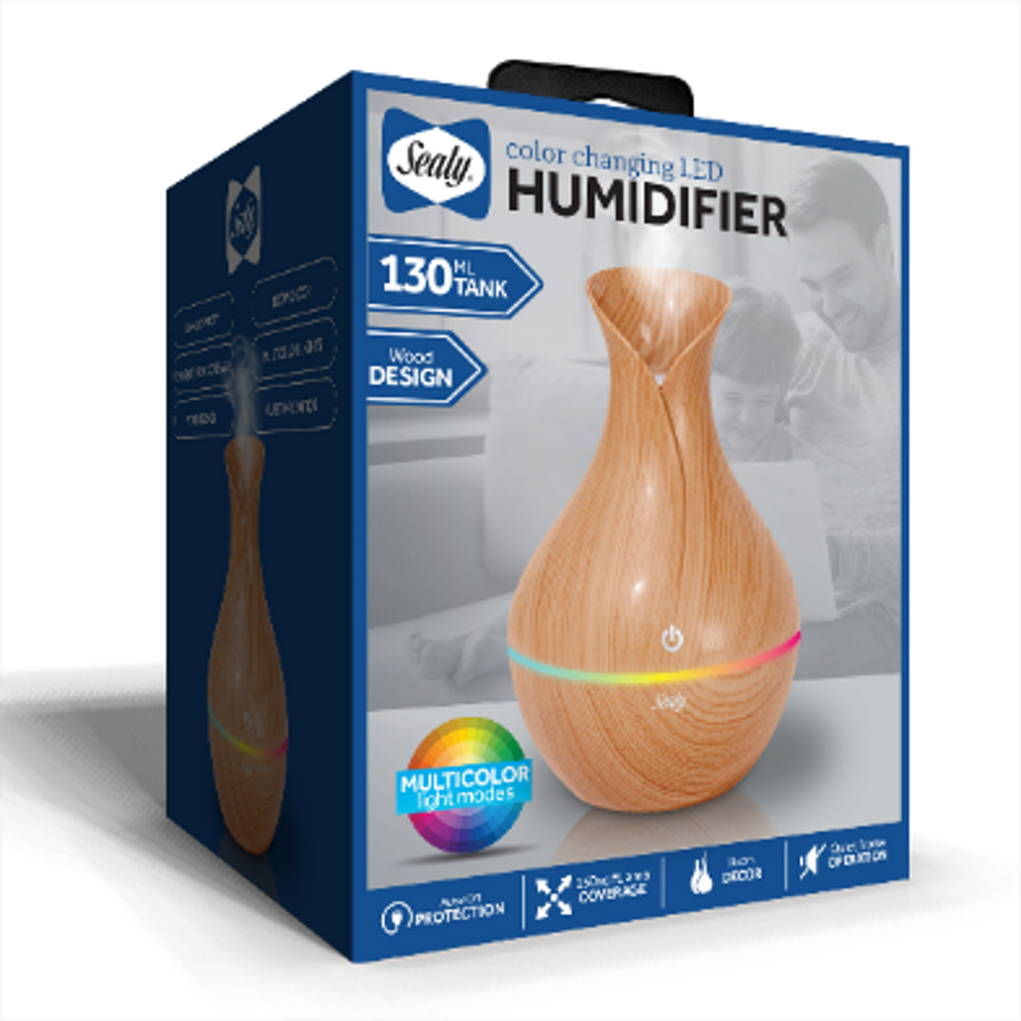 Humidificador Sealy Light Wood Design