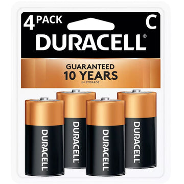 Duracell CopperTop C Alkaline Batteries (4 Pack) - Curacao