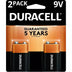 Duracell CopperTop 9V Alkaline Batteries (2 Pack) - Curacao