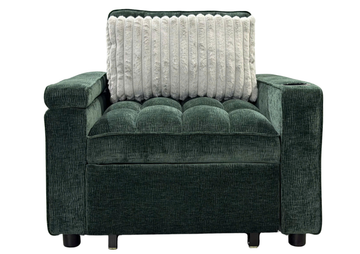 Mexico Green Convertible Sleeper Chair