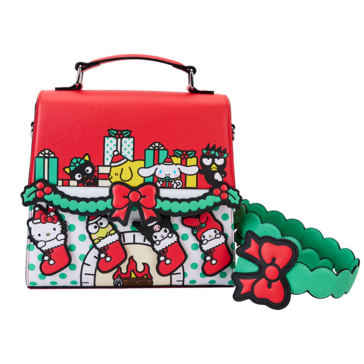 Loungefly Sanrio Christmas Stocking Gifts Crossbody Bag - Multicolor