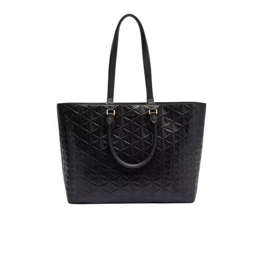 Lacoste Maheki Embossed Tote Bag - Black