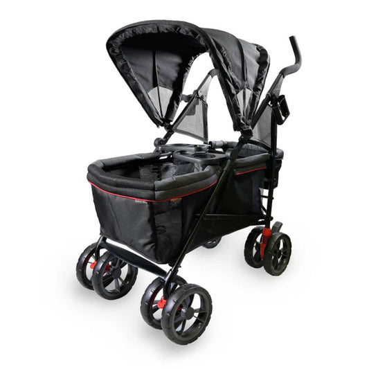 Ingenuity 3Dlite Wagon Convenience Stroller - Red/Black
