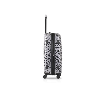 Tucci Italy 24" Spinner Carry On Travel Suitcase - Winter Leopard