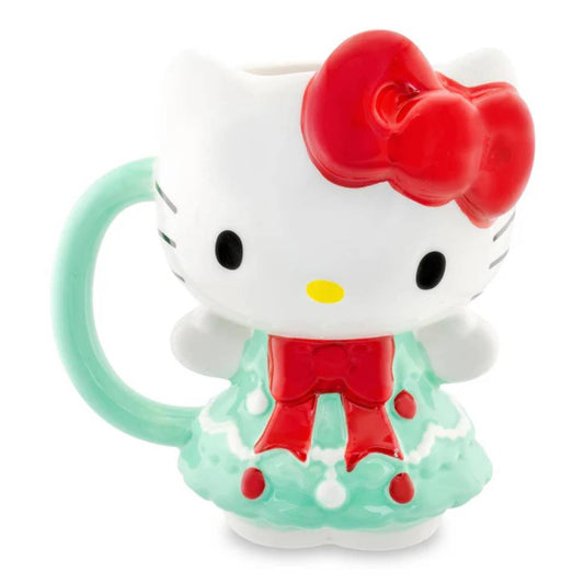 Sanrio Hello Kitty 20 oz Ceramic 3D Sculpted Mug - Multicolor