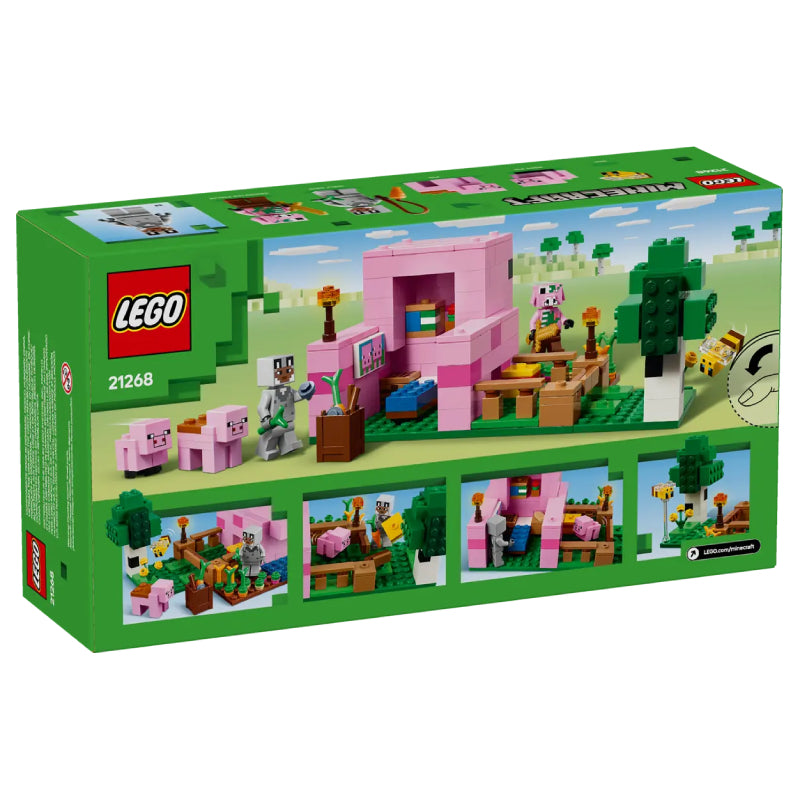 LEGO Minecraft The Baby Pig House Building Toy Set (238-Pieces)