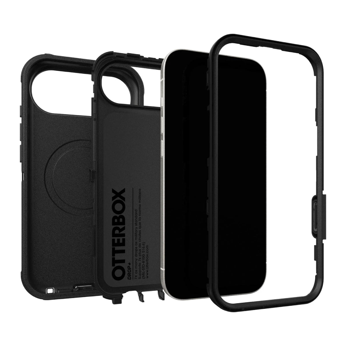 Otterbox Defender Series Pro Case with Removable Frame for iPhone Air - Black