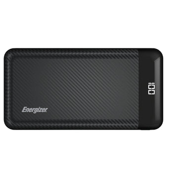 Energizer UE30068 15W Fast Charging Power Bank with USB-C & Dual USB-A - Black