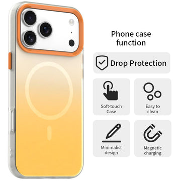 Candy Gradient Series 3 in 1 Case for Apple iPhone 18 Pro Max - Yellow