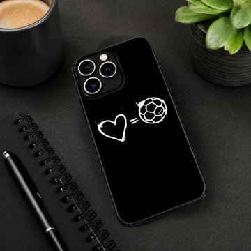 FIFA 2026 Heart Design Case for Apple iPhone 16 Pro Max - Black