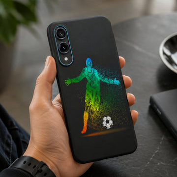 FIFA 2026 Soccer Player & Ball Case for Samsung Galaxy S25 Edge - Black