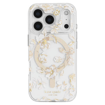 Case-Mate Kate Spade New York Magsafe Case for Apple iPhone 17 Pro - Clear/Beige