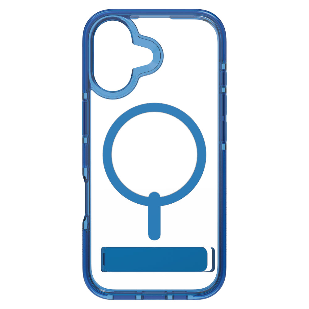 ZAGG Santa Cruz Snap MagSafe Case with Kickstand for Apple iPhone 17 - Blue
