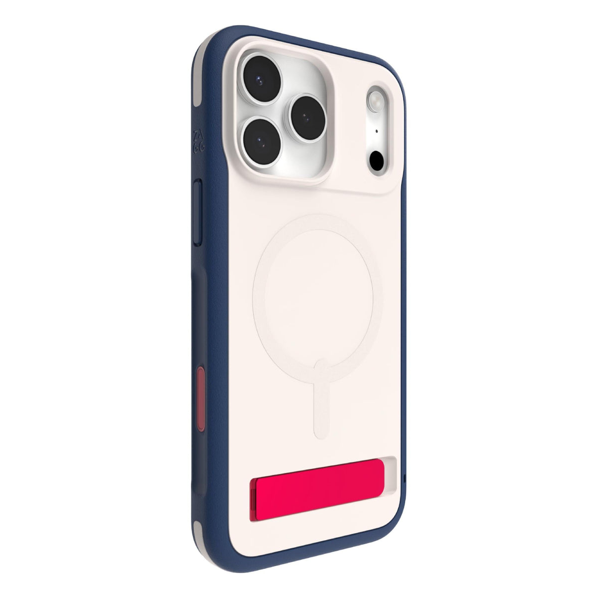 ZAGG Sedona Snap Magsafe Case with Kickstand for Apple iPhone 17 Pro Max - Blue/Red