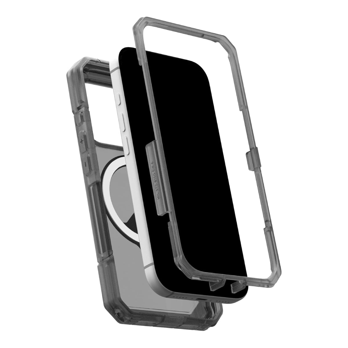 Urban Armor Gear Trooper MagSafe Case with Removable Frame for Apple iPhone 17 Pro - Gray
