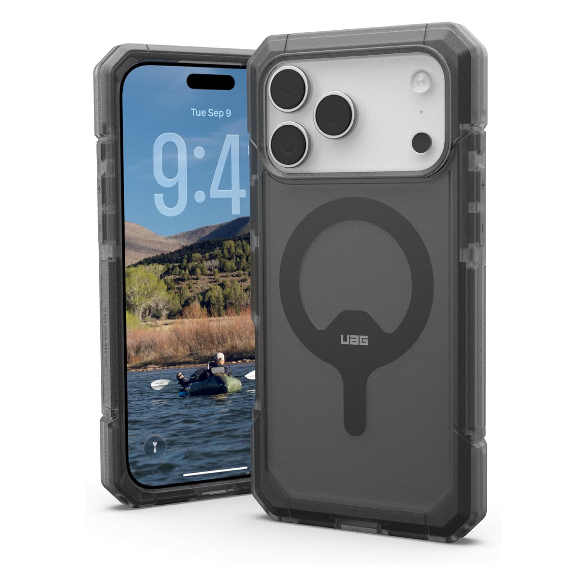 Urban Armor Gear Trooper MagSafe Case with Removable Frame for Apple iPhone 17 Pro Max - Gray