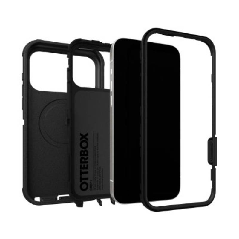 Otterbox Defender Pro MagSafe Camera Control Case with Removable Frame for iPhone 17 Pro Max - Black