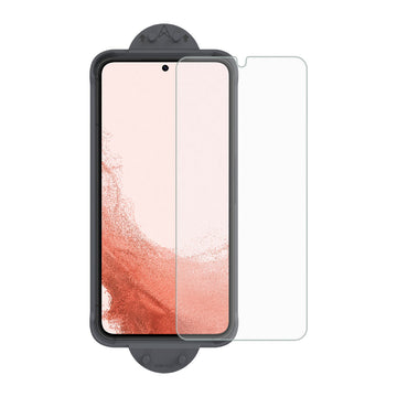 Protector de pantalla curvo Axessorize ARMORGlass Pro 2.5D con bandeja de instalación para Samsung Galaxy S22