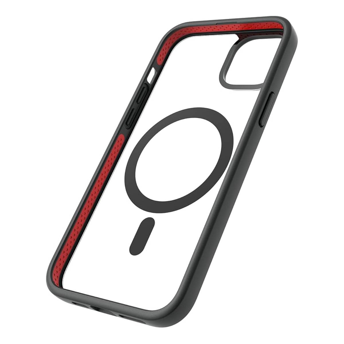 Prodigee Magneteek Case for iPhone 15 Plus - Clear/Black