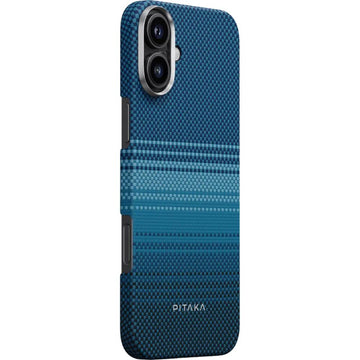 Pitaka MagEZ Case 6 MagSafe Case for Apple iPhone 16 - Blue