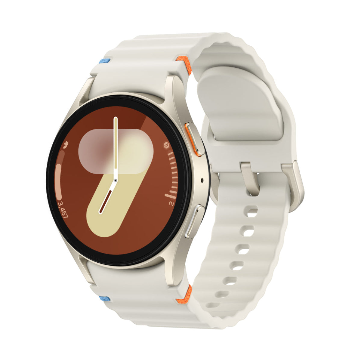 Reloj inteligente Samsung Galaxy Watch7 de 40 mm con caja de aluminio y correa color crema - Bluetooth