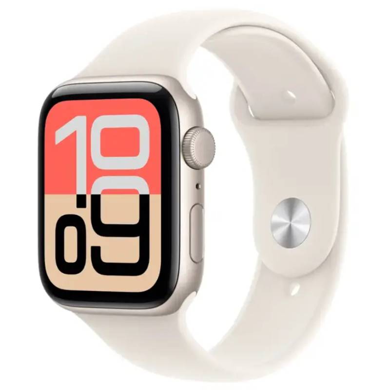 Apple Watch SE 3 Unisex 44mm Aluminum Case Smartwatch with Sport Band - GPS
