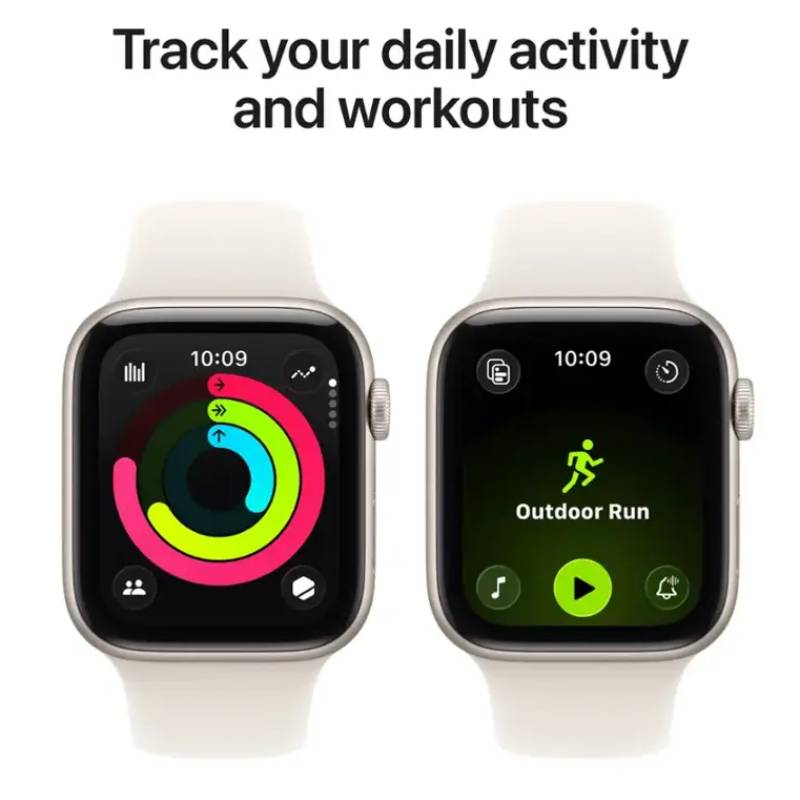 Apple Watch SE 3 Unisex 44mm Aluminum Case Smartwatch with Sport