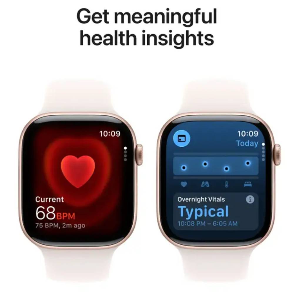 Apple Watch Series 11 Unisex 46mm Aluminum Case Smartwatch with Sport Band - GPS