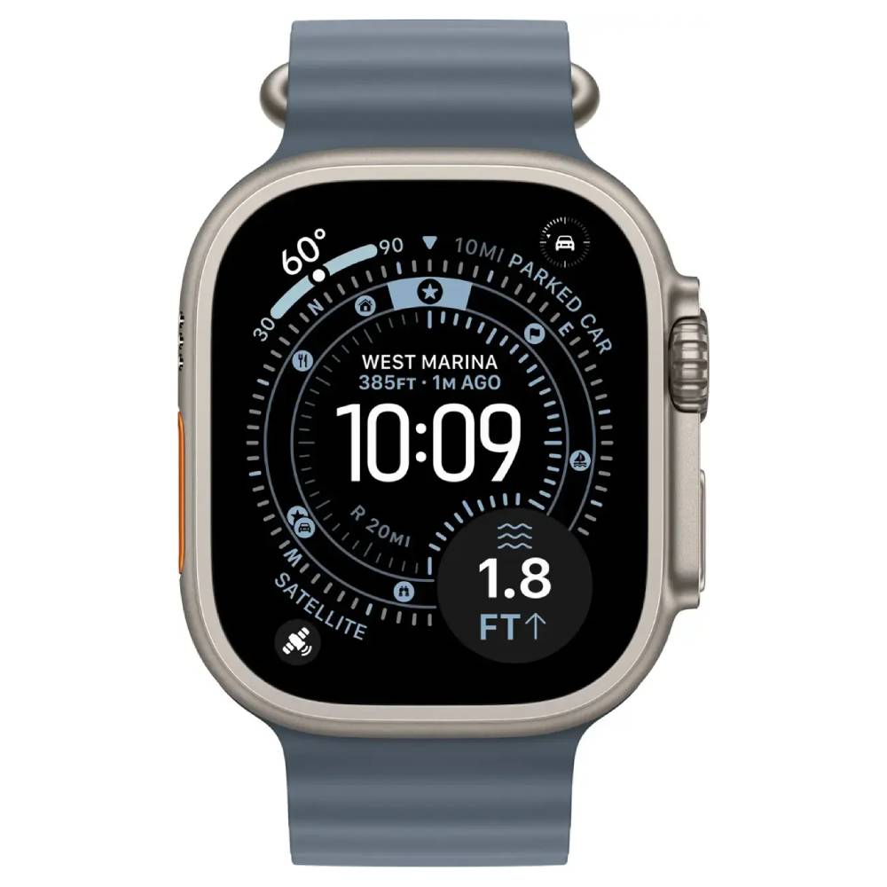 Apple Watch Ultra 3 Unisex 49mm Titanium Case Smartwatch with Band - GPS + Cellular