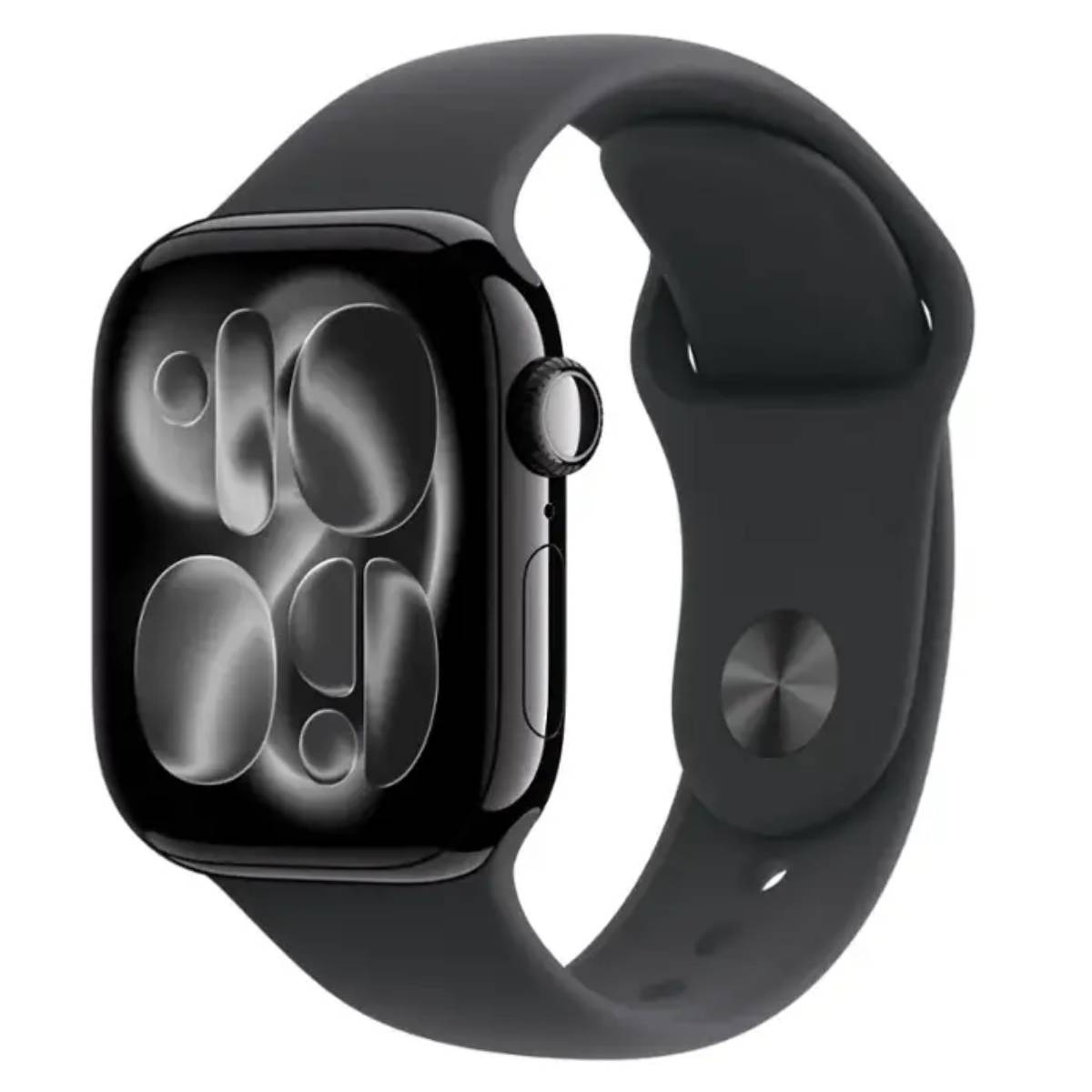 Apple Watch Series 11 Unisex 42mm Aluminum Case Smartwatch with Black Sport Band - GPS + Cellular