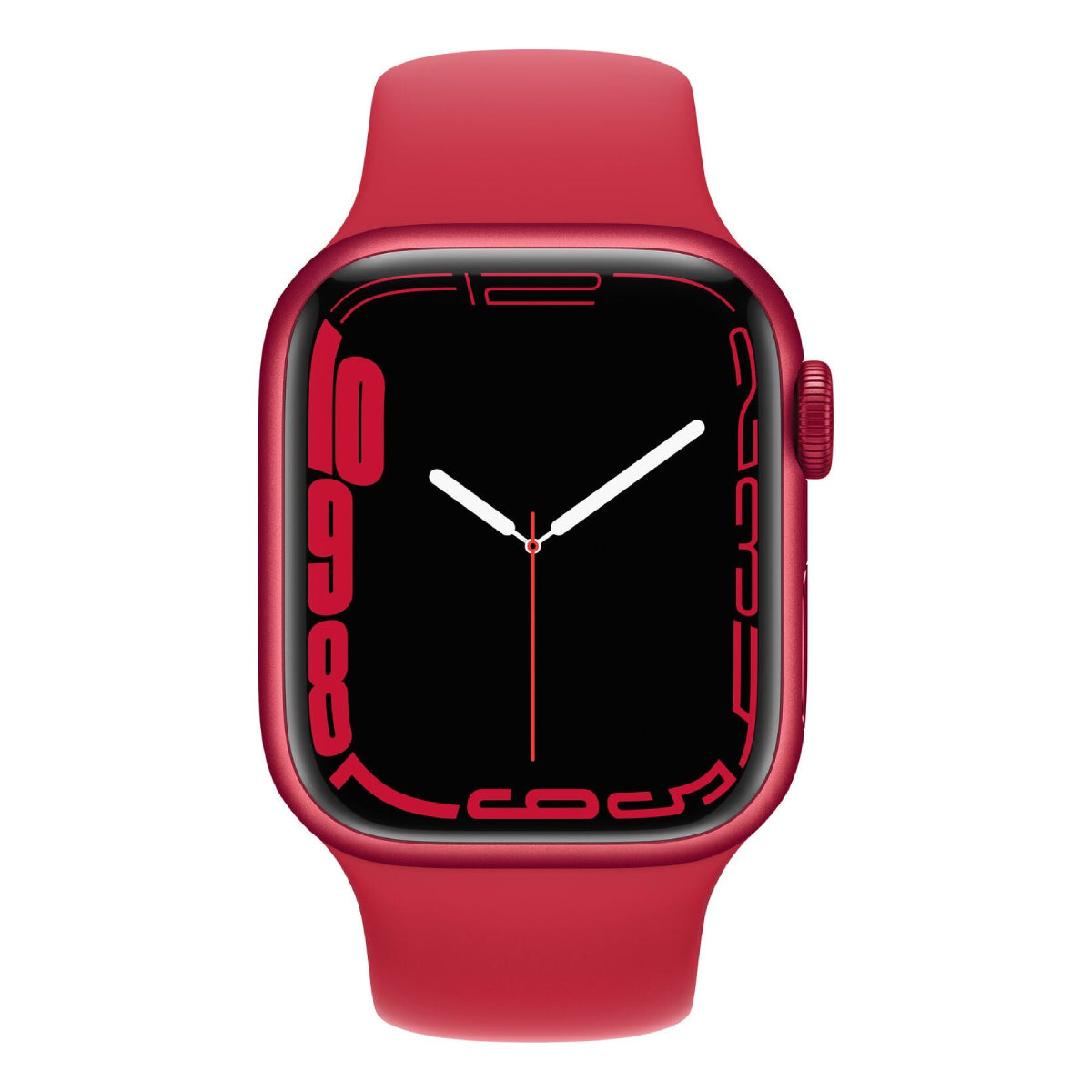 Apple Watch Series 7 GPS 41mm Red Aluminum Case with Sport Band