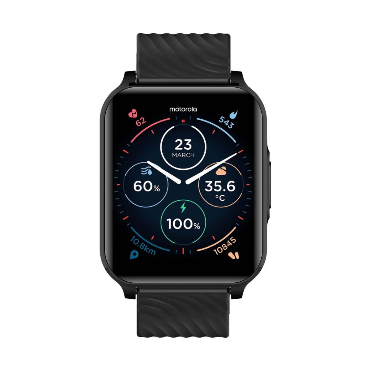 Motorola Moto 70 Zinc Alloy Case Smartwatch With Band