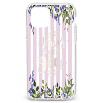 Ellie Los Angeles Jesus Loves You Case for Apple iPhone 12 and iPhone 12 Pro - Multicolor - Curacao