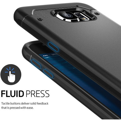 Funda protectora Spigen Armor Rugged para Samsung Galaxy S6 - Negro