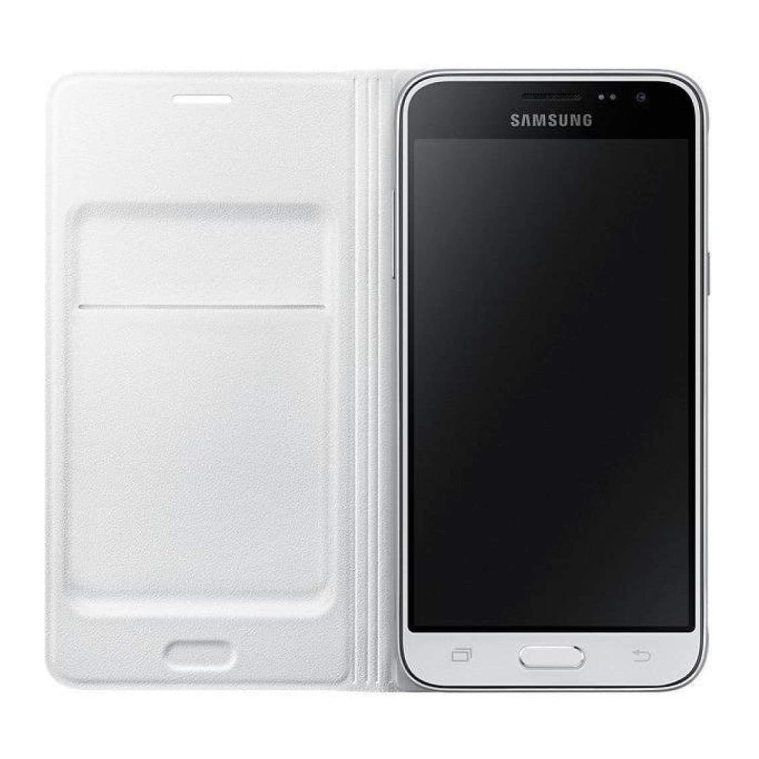 Funda Samsung Flip Cover para Galaxy J3 - Blanca