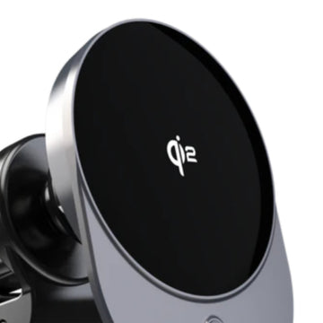 Tekya Qi MagMount2 3-in-1 Wireless Charging Car Dash and Vent Mount - Black