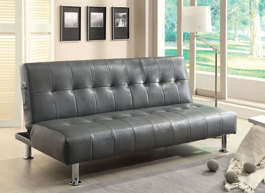Grey Finish Sofa Futon